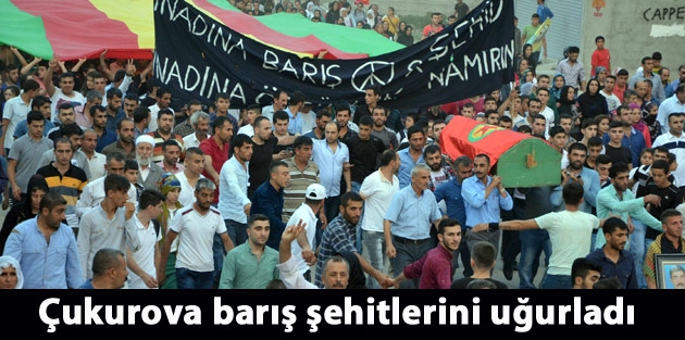 Çukurova barış şehitlerini uğurladı