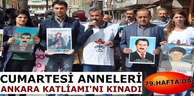 Cumartesi Anneleri Ankara katliamı'nı kınadı