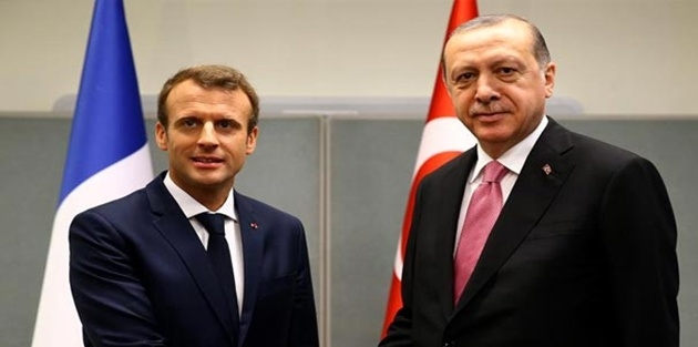 Cumhurbaşkanı Erdoğan, Macron ile görüştü 