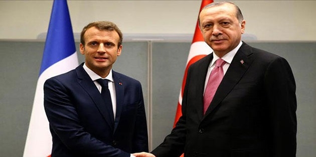 Cumhurbaşkanı Erdoğan Macron ile telefonda görüştü