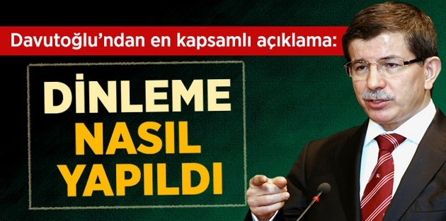 Davutoğlu: Jammer Olan Odayı Dinlediler