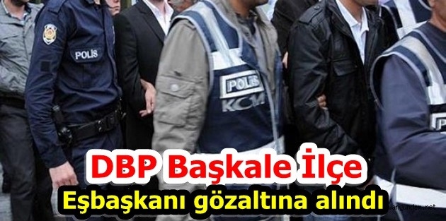 DBP Başkale İlçe Eşbaşkanı gözaltına alındı