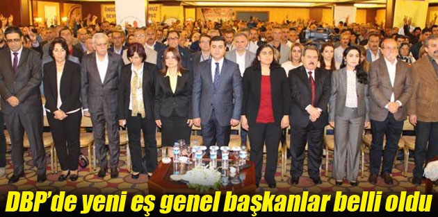 DBP’de yeni eş genel başkanlar belli oldu