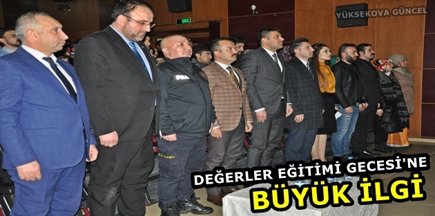 Değerler Eğitimi Gecesi'ne Büyük İlgi