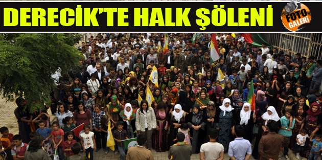 Derecik Beldesinde Halk Şöleni