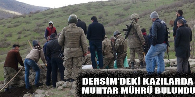 Dersim’deki kazılarda muhtar mührü bulundu