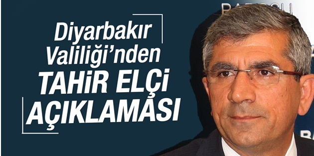 Diyarbakır Valiliği'nden Tahir Elçi açıklaması