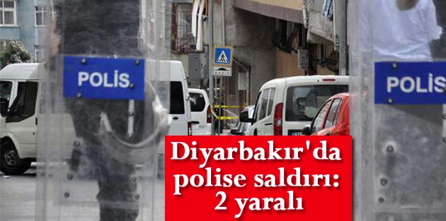 Diyarbakır'da polise saldırı: 2 yaralı