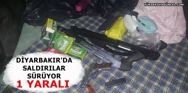 Diyarbakır'da saldırılar sürüyor: 1 yaralı