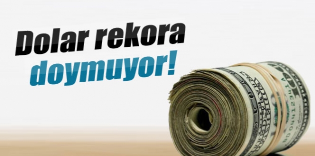 Dolar gece bir rekor daha kırdı