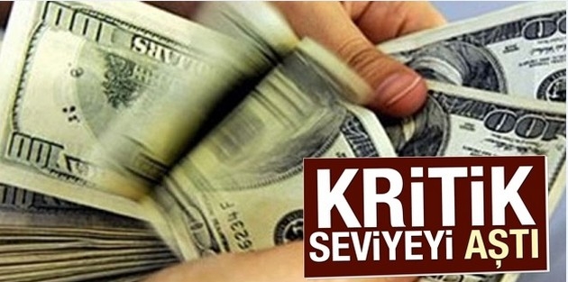 Dolar kritik seviyeyi aştı