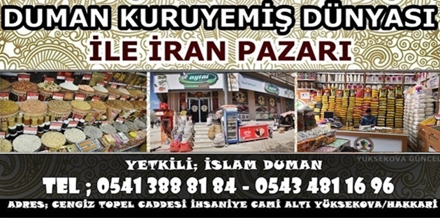 Duman kuruyemiş dünyası ve iran pazarı