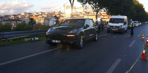 'Dur' ihtarına uymayan lüks araçtakilere polis ateş açtı: 1 yaralı