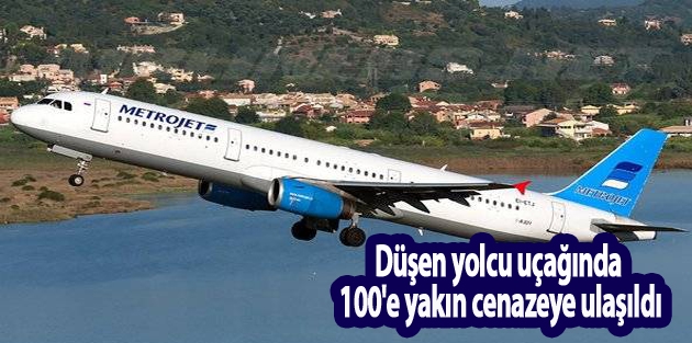 Düşen yolcu uçağında 100'e yakın cenazeye ulaşıldı