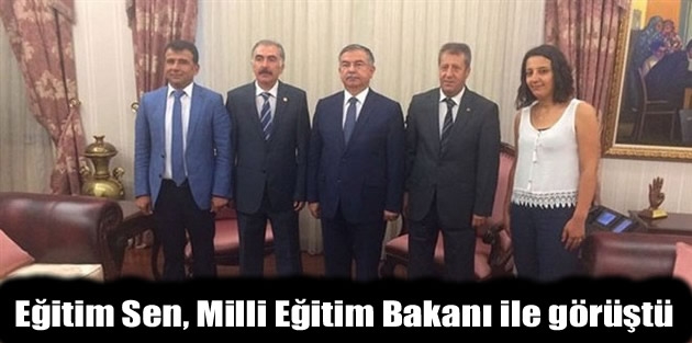 Eğitim Sen, Milli Eğitim Bakanı ile görüştü