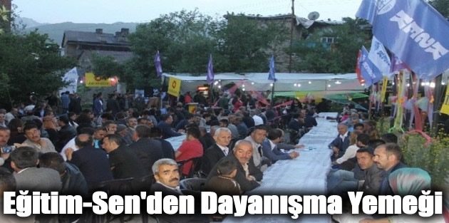 Eğitim-Sen'den Dayanışma Yemeği