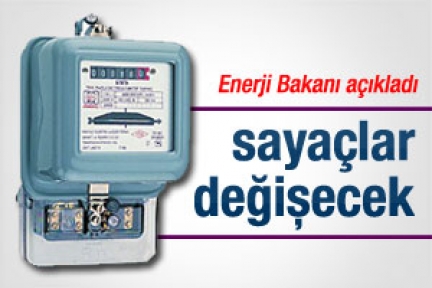 Elektrik sayaçları değişecek