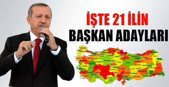 Erdoğan, 21 il belediye başkan adayını açıklıyor