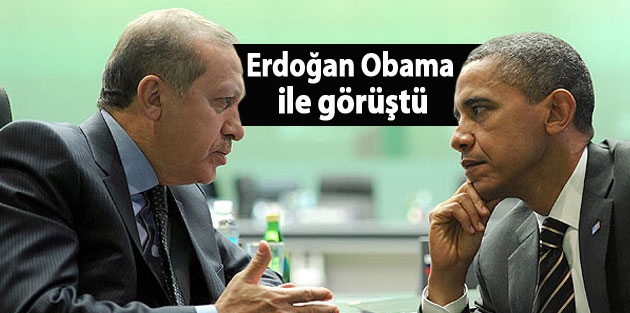 Erdoğan Obama ile görüştü