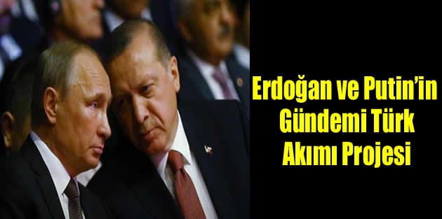 Erdoğan ve Putin’in Gündemi Türk Akımı Projesi