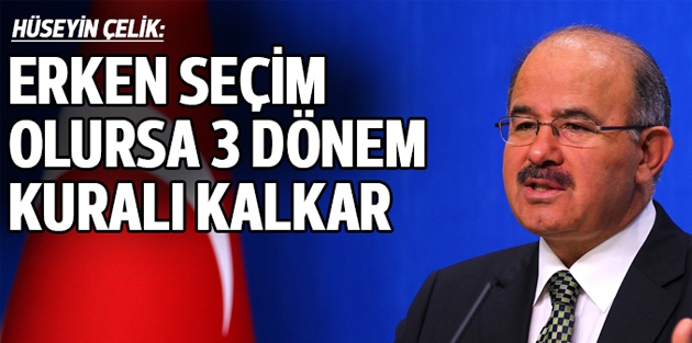 'Erken seçim olursa 3 dönem kuralı ortadan kalkar'