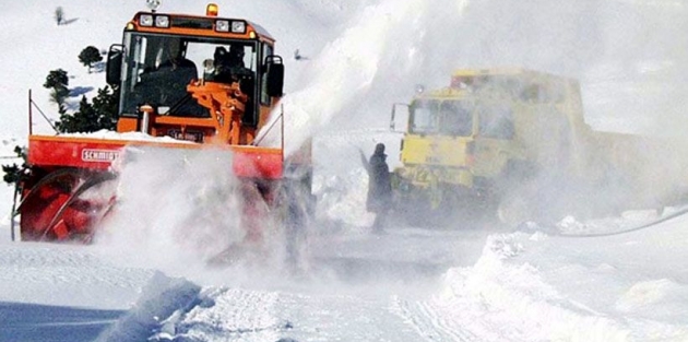 Erzincan'da 38 köy yolu ulaşıma kapalı