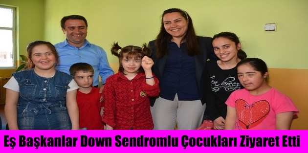 Eş Başkanlar Down Sendromlu Çocukları Ziyaret Etti