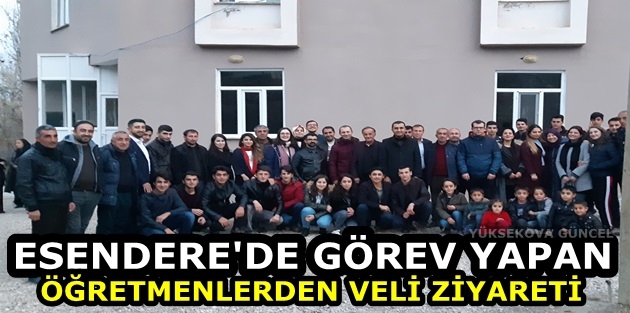 Esendere'de Görev Yapan Öğretmenlerden Veli Ziyareti