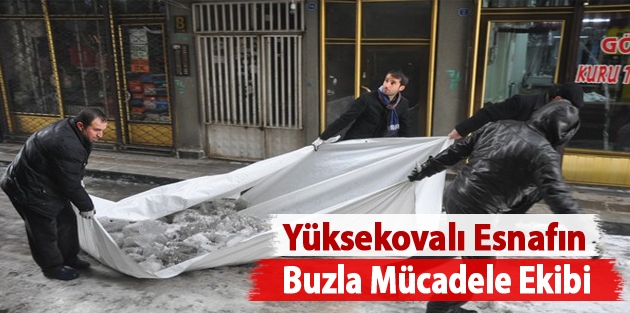 Esnafın Buzla Mücadele Ekibi