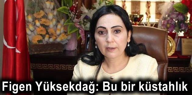 Figen Yüksekdağ: Bu bir küstahlık