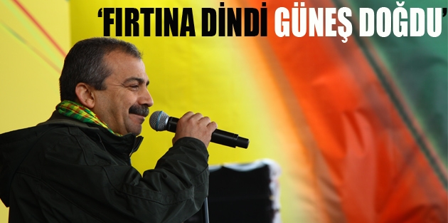 Fırtına dindi güneş doğdu