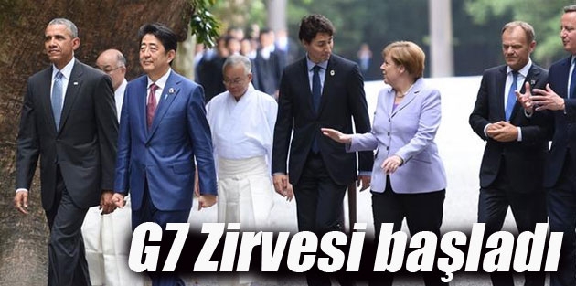 G7 Zirvesi başladı