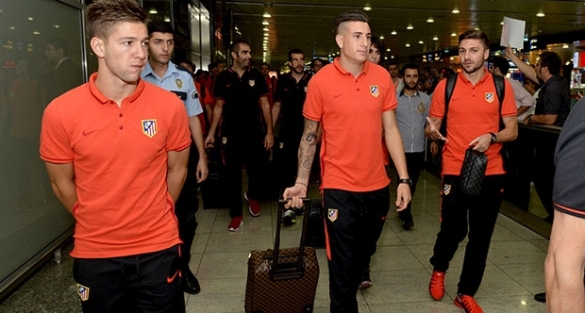 Galatasaray'ın rakibi Atletico Madrid İstanbul'a geldi