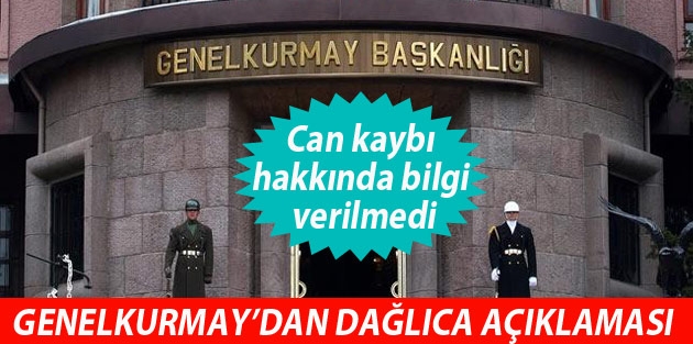 Genelkurmay'dan Dağlıca açıklaması: