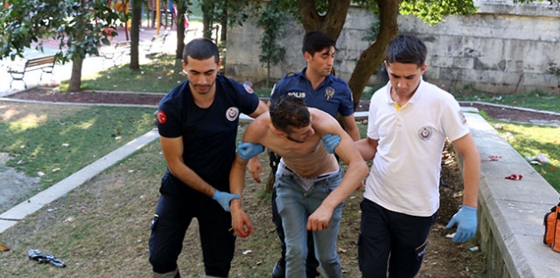 Gezi Parkı'nda önce kavga sonra bıçaklı saldırı