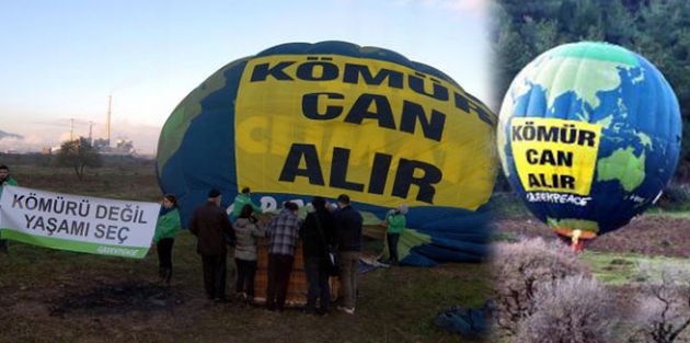 Greenpeace'ten eylem