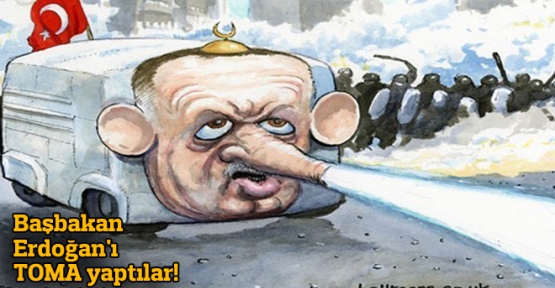 Guardian, Başbakan Erdoğan'ı TOMA yaptı!