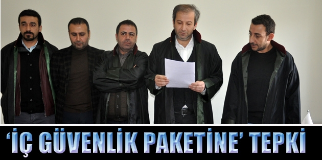 Hakkari Avukatlarından 'İç Güvenlik Paketine' Tepki