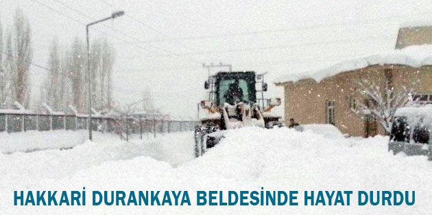 Hakkari Durankaya Beldesinde Hayat Durdu