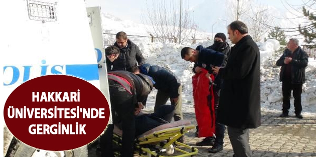 Hakkari Üniversitesi'nde gerginlik