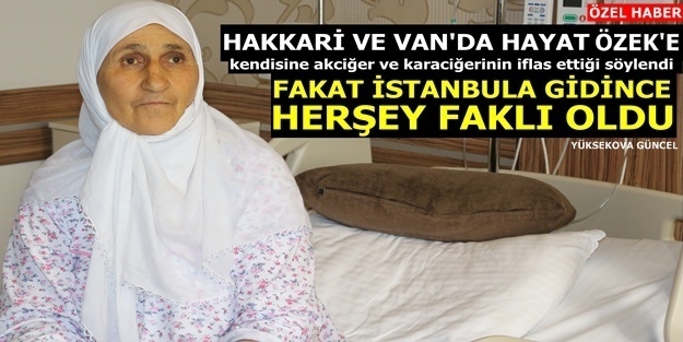 Hakkari ve Van'da organ nakli olması gerektiğini söylendi fakat...