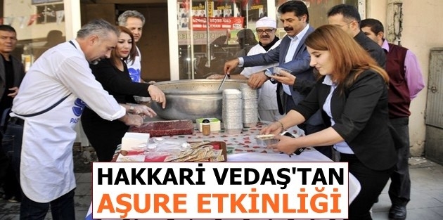 Hakkari VEDAŞ'tan aşure etkinliği