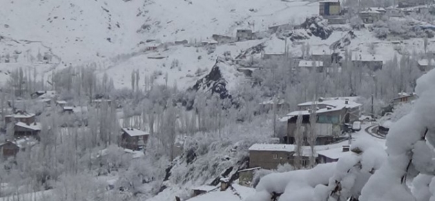 Hakkari'de 11 köy, 24 mezra ulaşıma kapandı