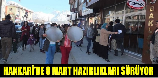 Hakkari'de 8 Mart Hazırlıkları Sürüyor