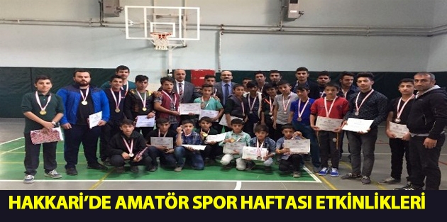 Hakkari’de Amatör Spor Haftası etkinlikleri