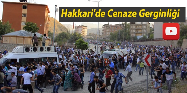 Hakkari'de Cenaze Gerginliği