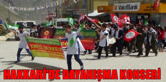 Hakkari'de Dayanışma Konseri