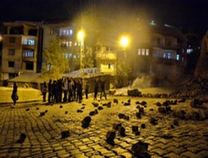 Hakkari'de gergin gece