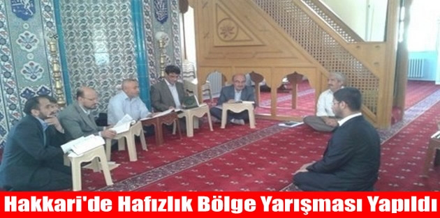 Hakkari'de Hafızlık Bölge Yarışması Yapıldı