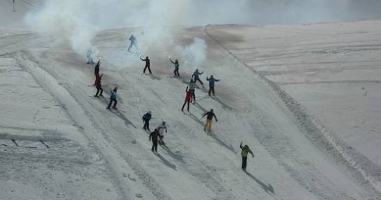 Hakkari'de Kar Festivali